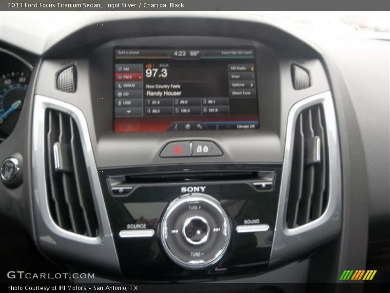 Ingot Silver / Charcoal Black 2013 Ford Focus Titanium Sedan
