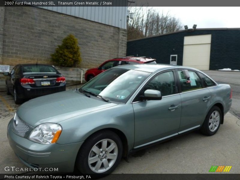 Titanium Green Metallic / Shale 2007 Ford Five Hundred SEL