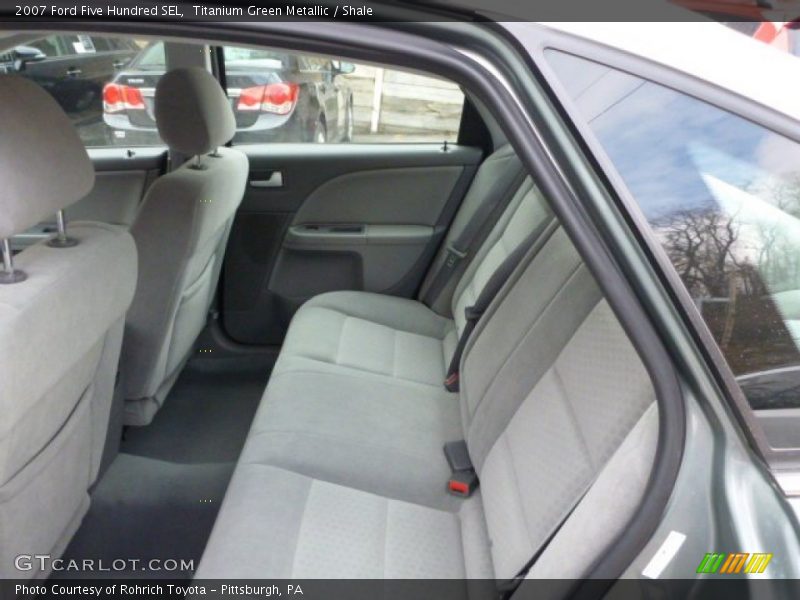 Rear Seat of 2007 Five Hundred SEL