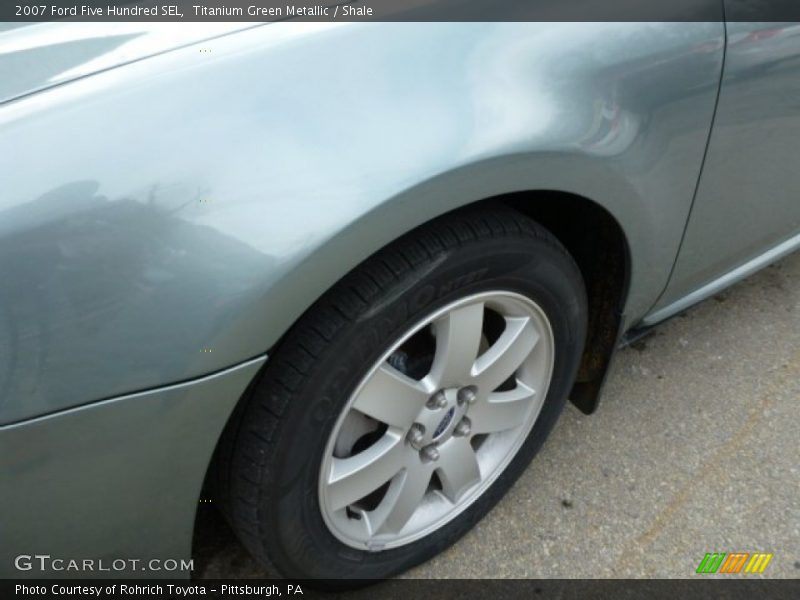 Titanium Green Metallic / Shale 2007 Ford Five Hundred SEL