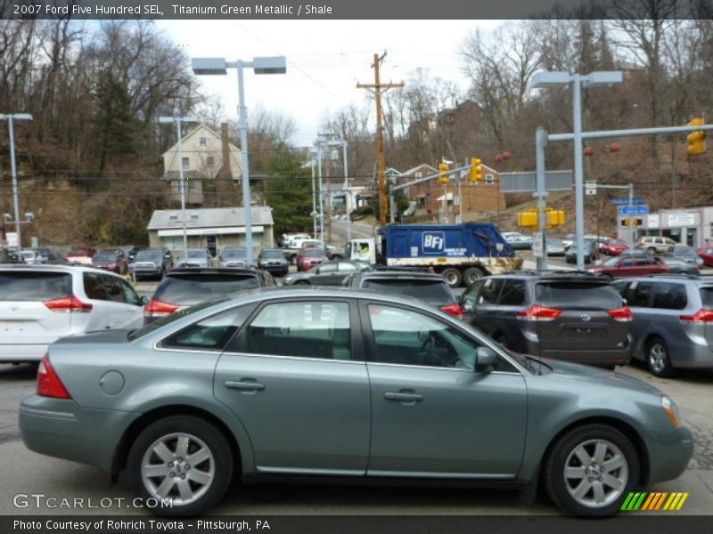 Titanium Green Metallic / Shale 2007 Ford Five Hundred SEL