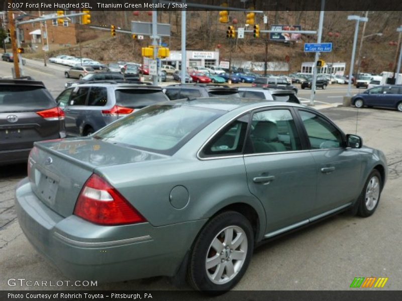 Titanium Green Metallic / Shale 2007 Ford Five Hundred SEL