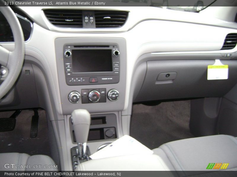 Atlantis Blue Metallic / Ebony 2013 Chevrolet Traverse LS