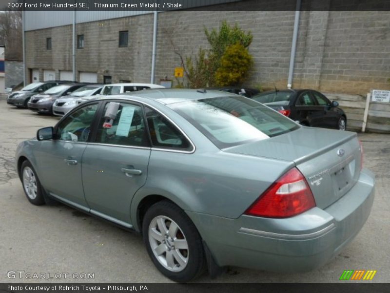 Titanium Green Metallic / Shale 2007 Ford Five Hundred SEL