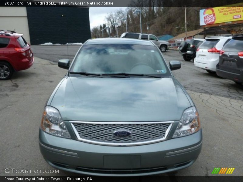 Titanium Green Metallic / Shale 2007 Ford Five Hundred SEL