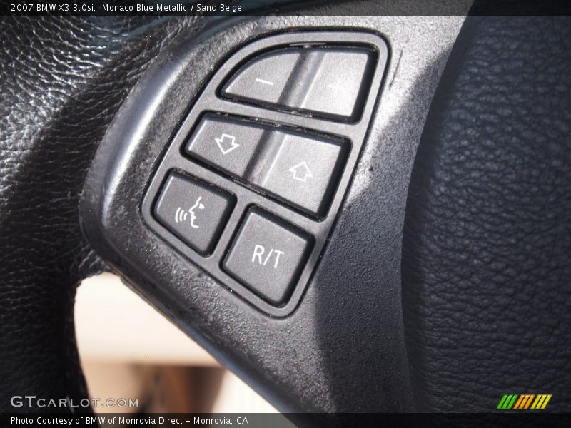 Monaco Blue Metallic / Sand Beige 2007 BMW X3 3.0si