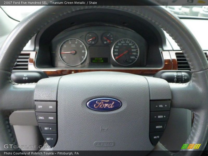Titanium Green Metallic / Shale 2007 Ford Five Hundred SEL