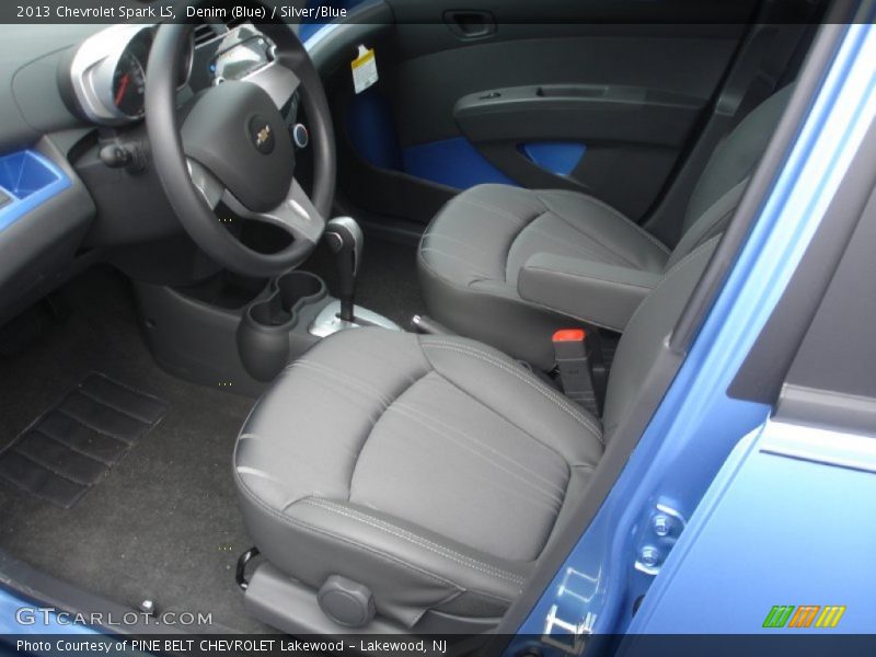 Denim (Blue) / Silver/Blue 2013 Chevrolet Spark LS