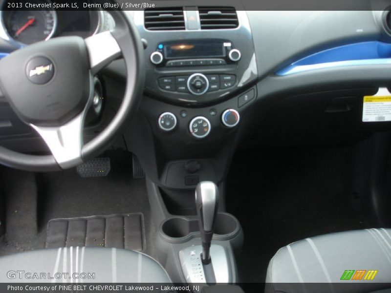 Denim (Blue) / Silver/Blue 2013 Chevrolet Spark LS