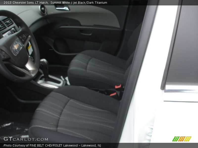 Summit White / Jet Black/Dark Titanium 2013 Chevrolet Sonic LT Hatch