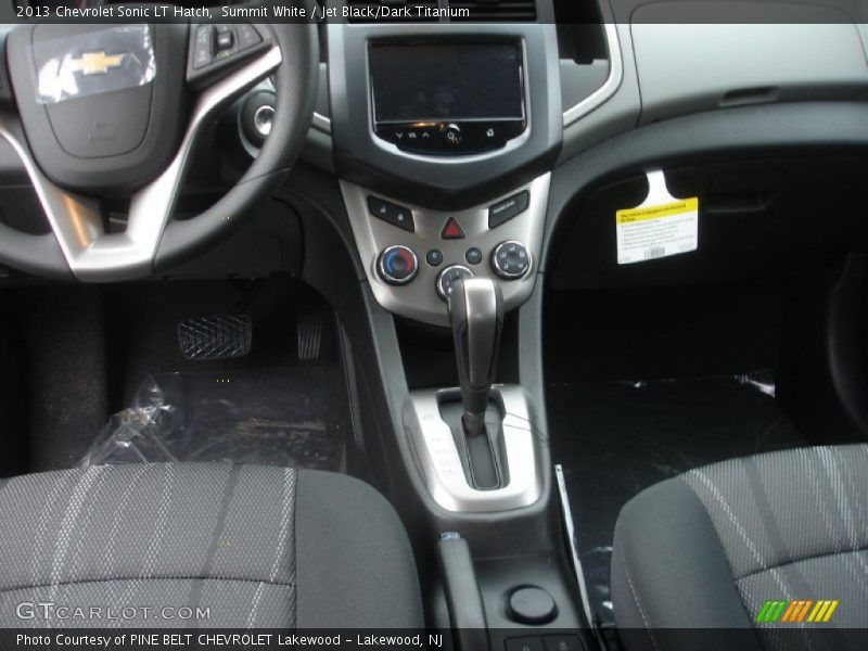 Summit White / Jet Black/Dark Titanium 2013 Chevrolet Sonic LT Hatch