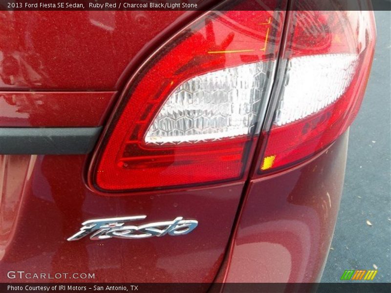 Ruby Red / Charcoal Black/Light Stone 2013 Ford Fiesta SE Sedan