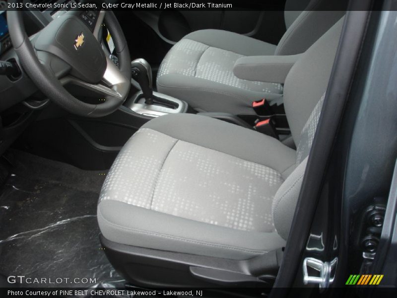 Cyber Gray Metallic / Jet Black/Dark Titanium 2013 Chevrolet Sonic LS Sedan