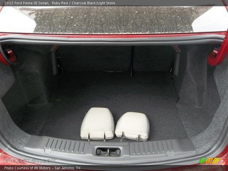 Ruby Red / Charcoal Black/Light Stone 2013 Ford Fiesta SE Sedan
