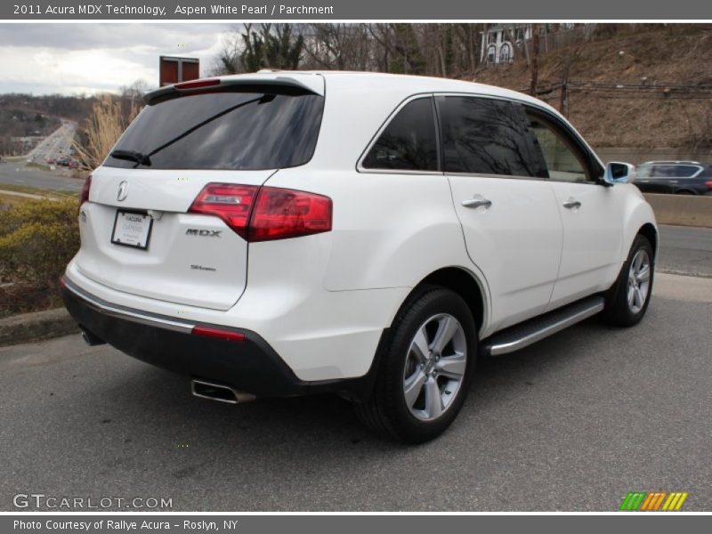 Aspen White Pearl / Parchment 2011 Acura MDX Technology