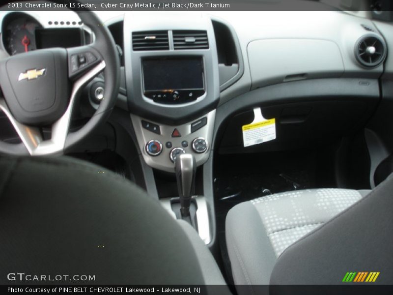 Cyber Gray Metallic / Jet Black/Dark Titanium 2013 Chevrolet Sonic LS Sedan