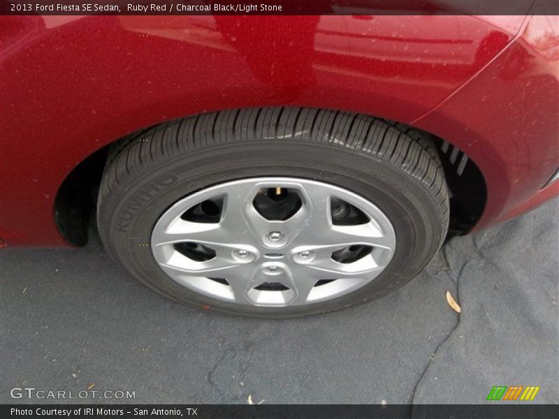 Ruby Red / Charcoal Black/Light Stone 2013 Ford Fiesta SE Sedan