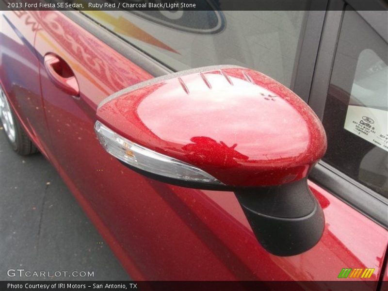 Ruby Red / Charcoal Black/Light Stone 2013 Ford Fiesta SE Sedan