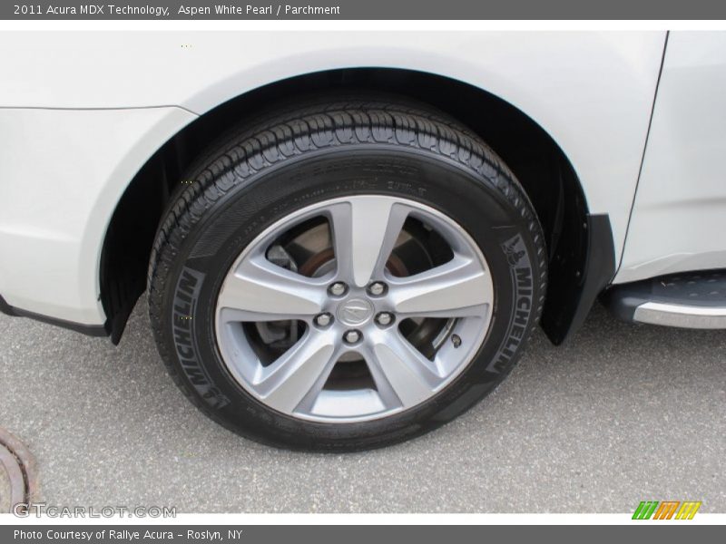 Aspen White Pearl / Parchment 2011 Acura MDX Technology