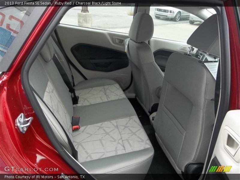 Ruby Red / Charcoal Black/Light Stone 2013 Ford Fiesta SE Sedan