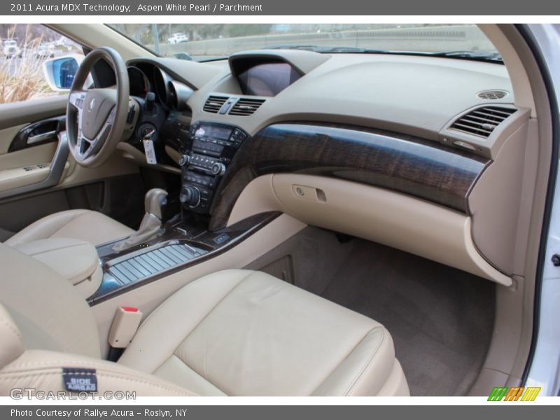 Aspen White Pearl / Parchment 2011 Acura MDX Technology