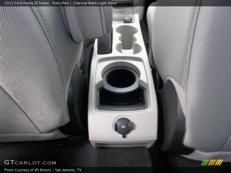 Ruby Red / Charcoal Black/Light Stone 2013 Ford Fiesta SE Sedan