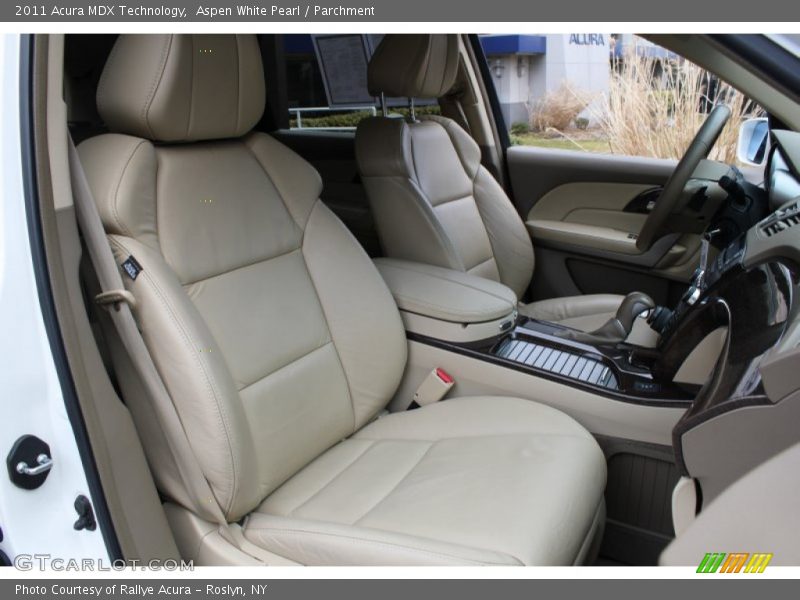 Aspen White Pearl / Parchment 2011 Acura MDX Technology