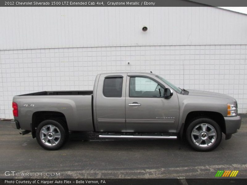 Graystone Metallic / Ebony 2012 Chevrolet Silverado 1500 LTZ Extended Cab 4x4