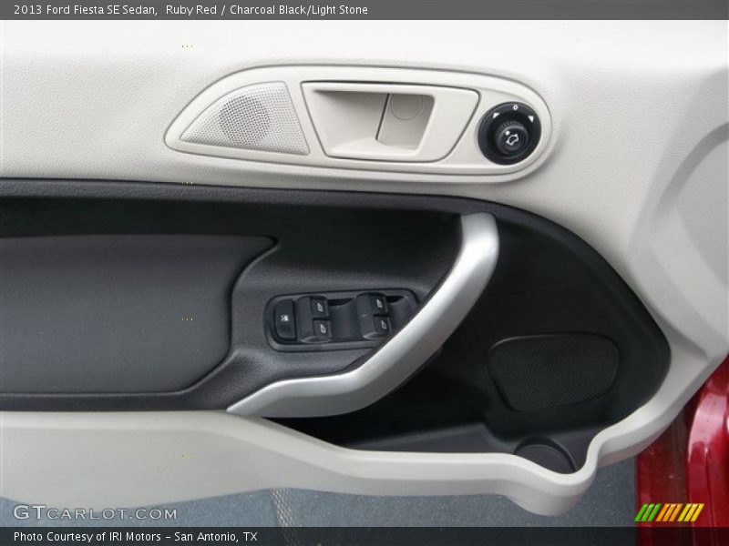 Ruby Red / Charcoal Black/Light Stone 2013 Ford Fiesta SE Sedan