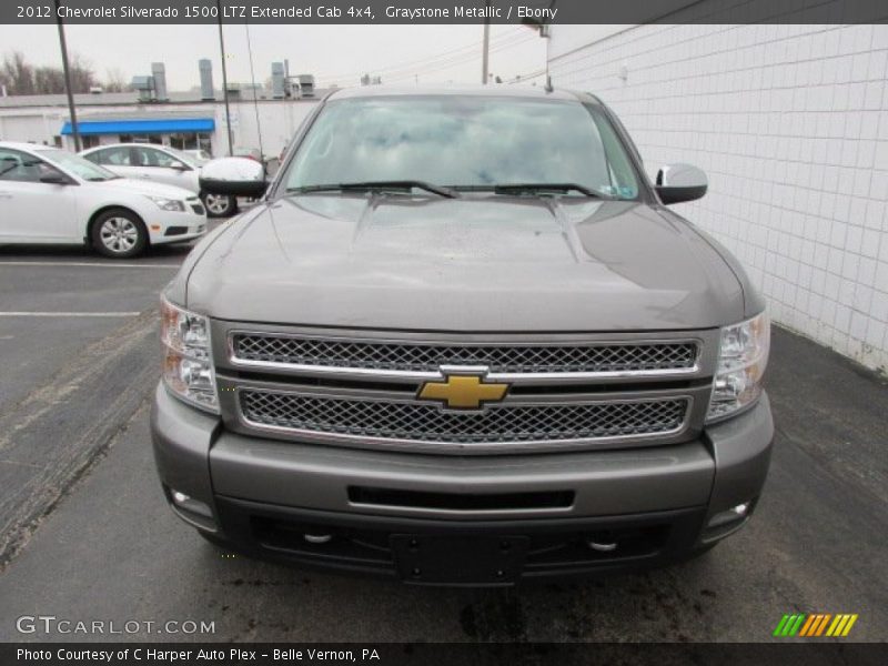 Graystone Metallic / Ebony 2012 Chevrolet Silverado 1500 LTZ Extended Cab 4x4