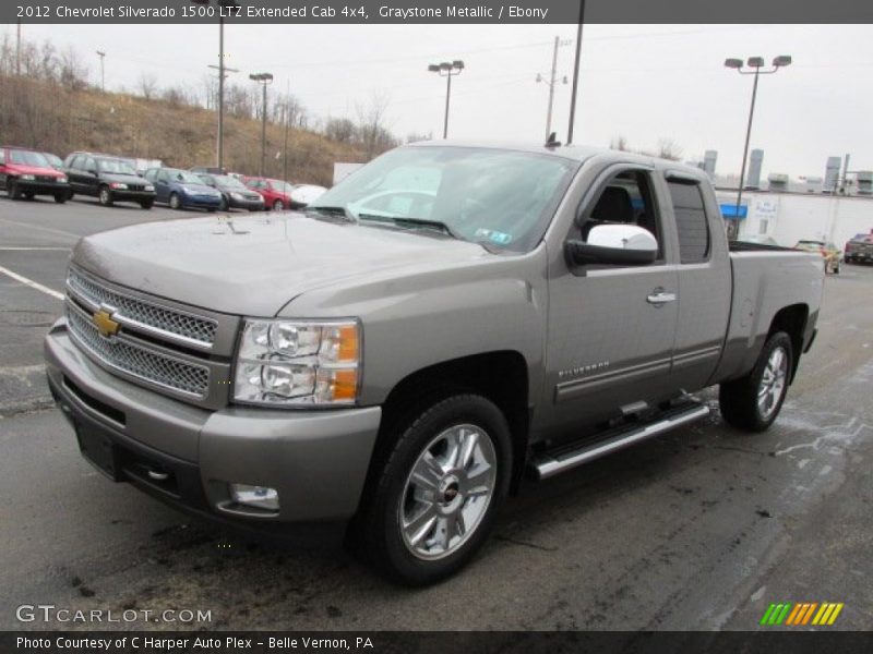 Graystone Metallic / Ebony 2012 Chevrolet Silverado 1500 LTZ Extended Cab 4x4
