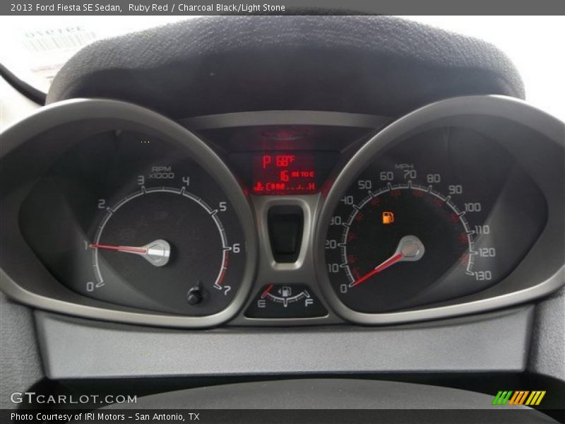 Ruby Red / Charcoal Black/Light Stone 2013 Ford Fiesta SE Sedan
