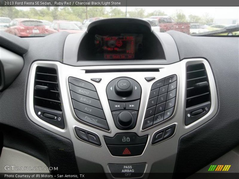Ruby Red / Charcoal Black/Light Stone 2013 Ford Fiesta SE Sedan