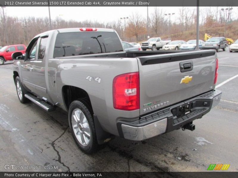 Graystone Metallic / Ebony 2012 Chevrolet Silverado 1500 LTZ Extended Cab 4x4