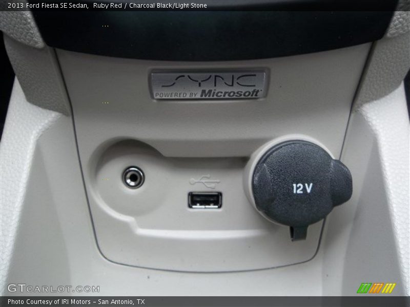 Ruby Red / Charcoal Black/Light Stone 2013 Ford Fiesta SE Sedan