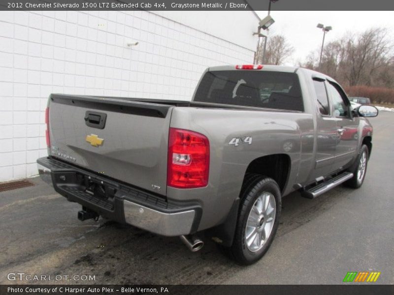 Graystone Metallic / Ebony 2012 Chevrolet Silverado 1500 LTZ Extended Cab 4x4