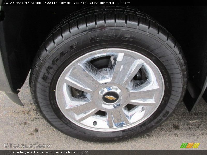 Graystone Metallic / Ebony 2012 Chevrolet Silverado 1500 LTZ Extended Cab 4x4