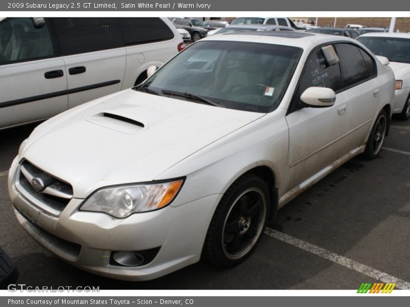 Satin White Pearl / Warm Ivory 2009 Subaru Legacy 2.5 GT Limited