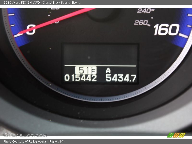 Crystal Black Pearl / Ebony 2010 Acura RDX SH-AWD