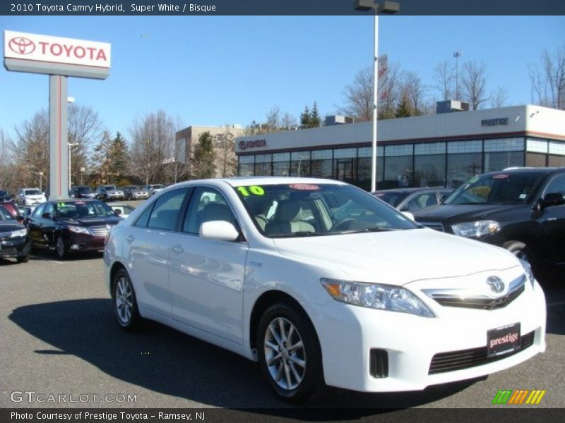 Super White / Bisque 2010 Toyota Camry Hybrid