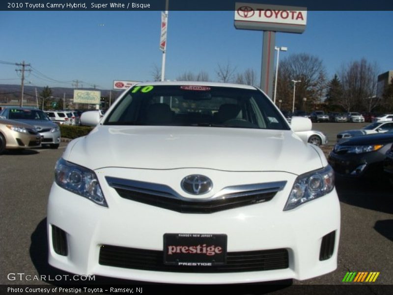 Super White / Bisque 2010 Toyota Camry Hybrid