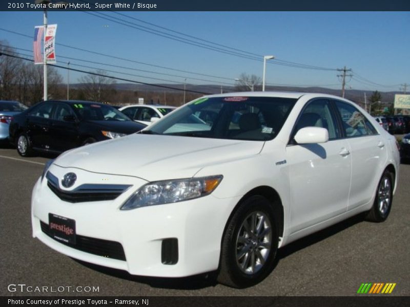 Super White / Bisque 2010 Toyota Camry Hybrid