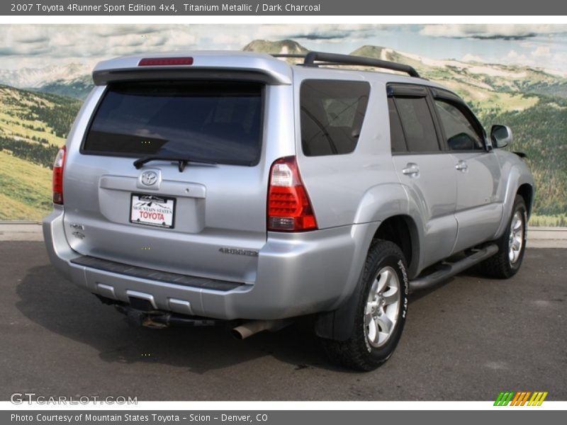 Titanium Metallic / Dark Charcoal 2007 Toyota 4Runner Sport Edition 4x4