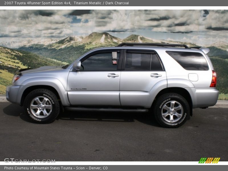 Titanium Metallic / Dark Charcoal 2007 Toyota 4Runner Sport Edition 4x4