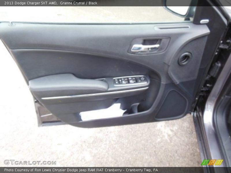 Granite Crystal / Black 2013 Dodge Charger SXT AWD