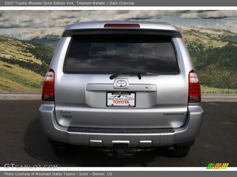 Titanium Metallic / Dark Charcoal 2007 Toyota 4Runner Sport Edition 4x4