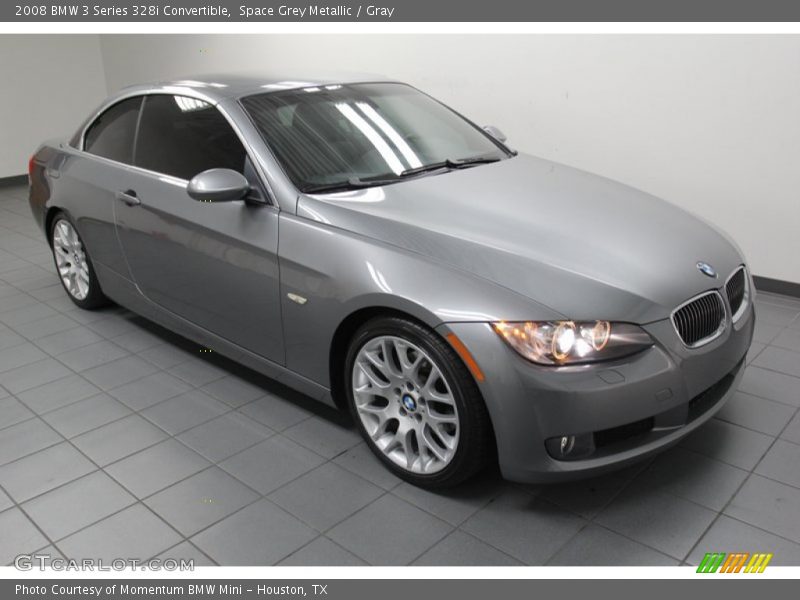 Space Grey Metallic / Gray 2008 BMW 3 Series 328i Convertible