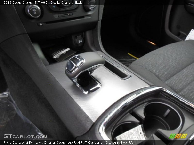Granite Crystal / Black 2013 Dodge Charger SXT AWD