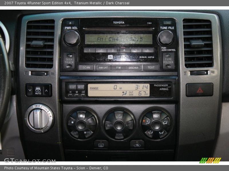 Titanium Metallic / Dark Charcoal 2007 Toyota 4Runner Sport Edition 4x4