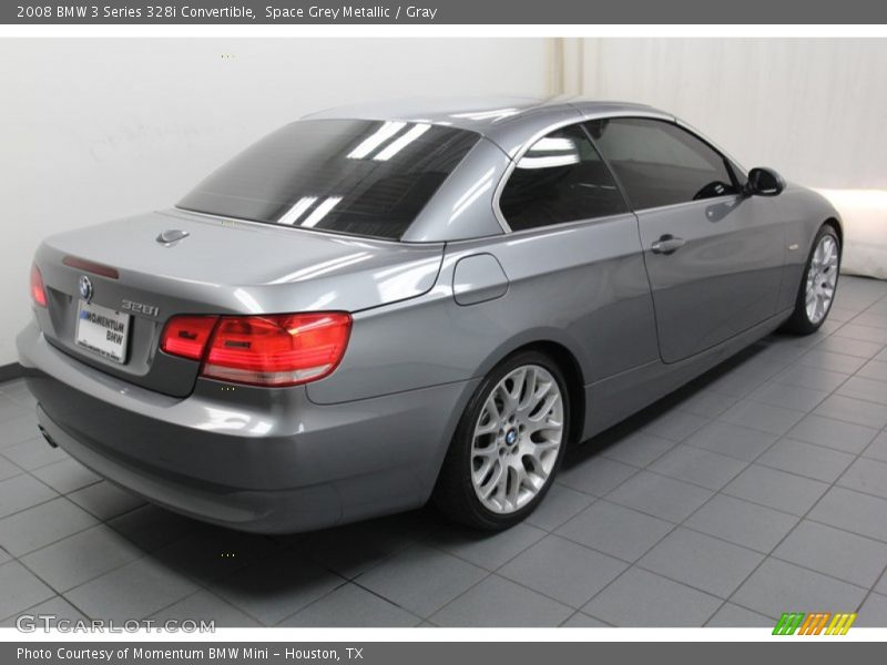 Space Grey Metallic / Gray 2008 BMW 3 Series 328i Convertible
